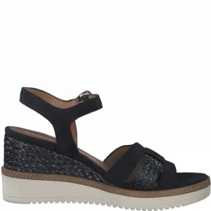 Tamaris sandalen 1-28243-28 marineblauw