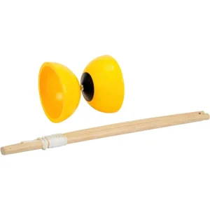 Diabolo - Rubber kegel - Houten stokken - Willekeurig geleverd - 1st.