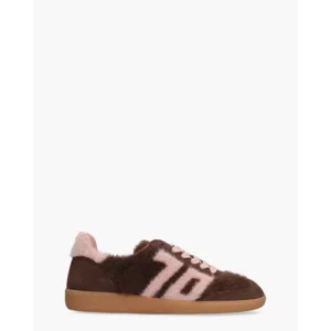 Back 70 Mohair Bruin/Roze Damessneakers