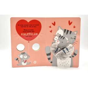 Boek - Knuffel me - Klein katje - Met vingerpopfunctie