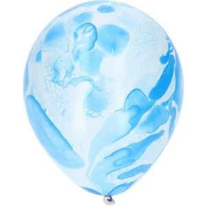 Ballonnen - Marmer - Meerkleurig - 30cm - 6st.