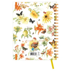 Agenda - Gele bloemen - Janneke Brinkman - Spiraal - 2027 - 17,5x23,5cm