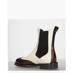 Pertini 532034 Crème/Bruine Damesboots
