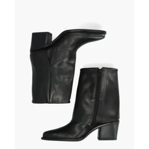 Gioia Amany Zwart Dames Enkelboots