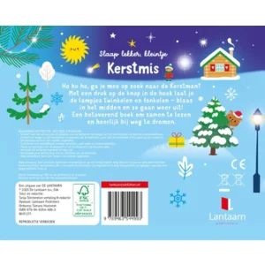 Boek - Slaap lekker, kleintje - Kerstmis - Met licht
