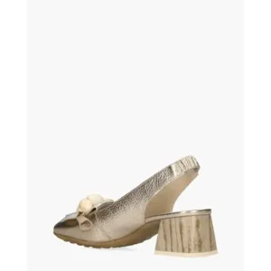 Hispanitas HV253945 Goud Dames Slingbackloafers