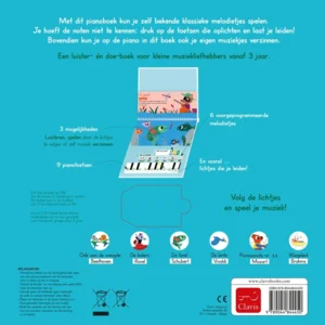 Boek - Mijn pianoboek - Klassieke melodietjes - Met geluid