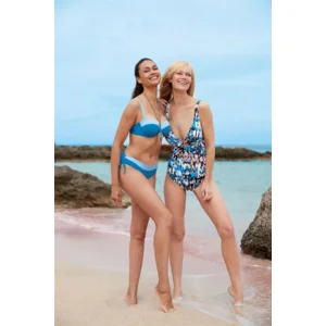 Sunflair Bikini: Blauw, voorgevormd ook mogelijk zonder schouderbandjes ( SUNF.159 )
