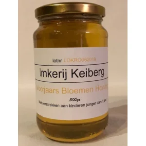 Voorjaarsbloemen Honing 500gr - Imkerij Keiberg