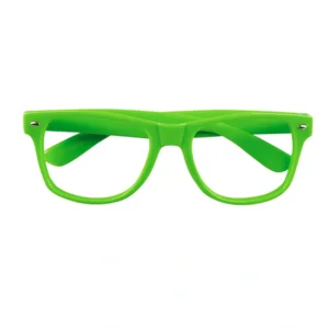 Partybril neon groen - Feestbril in het neon groen