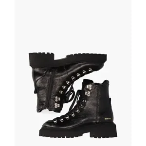 Nubikk Frankie Mountain Zwart Dames Veterboots