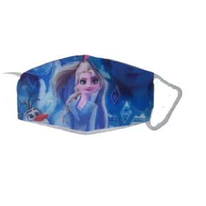 Kids mondmasker Elsa - katoen