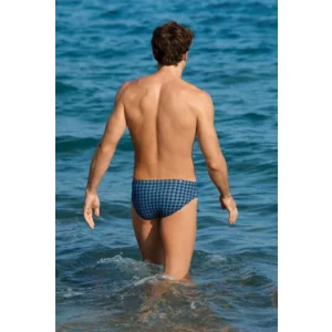 Wavebreaker zwem slip heren, blauw ( WAVE.13 )