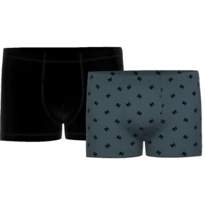 Ammann Heren Boxer: Duopack, effen + motief ( 100015 )