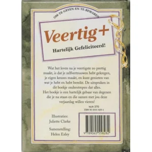 Boek - Veertig+, hartelijk gefeliciteerd