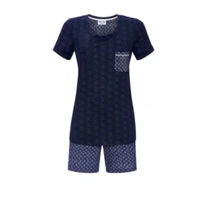 Ringella: blauwe pyjama KM short