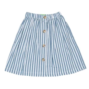 Lily Balou Skirt Thalia Boat Stripe Teal Blue