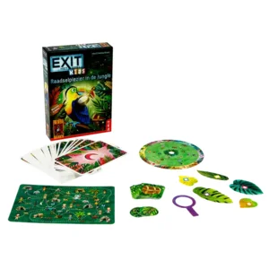 Coöperatief spel - Exit - Kids - Escaperoom - Raadselplezier in de Jungle - 5+