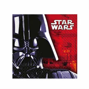 Partyset Star Wars Darth Vader: borden + bekers + servetten + vlaggenlijn + uitnodigingen