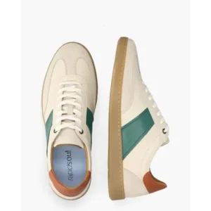 Rapid Soul Willy Off-White/Groen Herensneakers