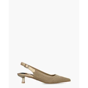 Lisa & Jo Goud Dames Slingbackpumps