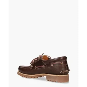 Timberland Authentics 3-Eye Lug Donkerbruin Heren Veterschoenen