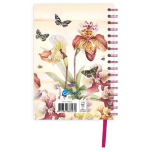 Spiraal agenda - 2026 - Janneke Brinkman - Orchidee - 11x15.5cm