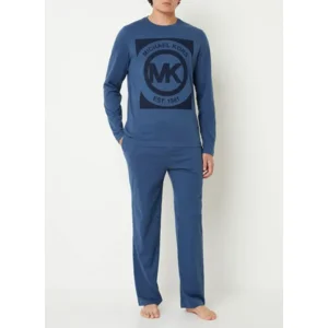 Michael Kors Denim herenpyjama in jeansblauw