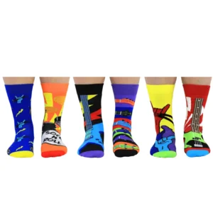 Oddsocks Rock N Roll Heren Mismatched 39-46