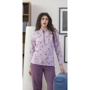Gary Pyjama dames: Punto Milano, Violetta, extra warm ( GAR.47 )
