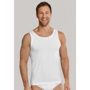 Schiesser 95/5 Shirt 0/0 Singlet - 205428 – White