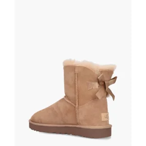UGG Mini Bailey Bow II Rocky Oak Dames Enkelboots