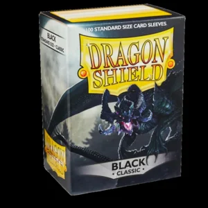 SLEEVES DRAGON SHIELD - BLACK (100CT)