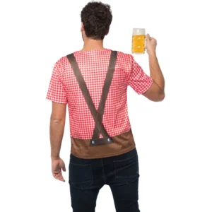 T-shirt - Oktoberfest - Afbeelding lederhose - L