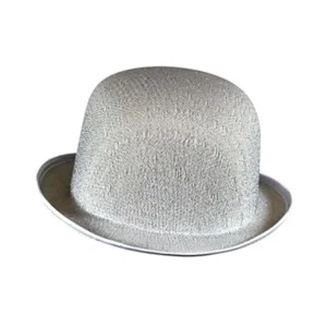 Hoed - Bolhoed - Zilver - Lurex
