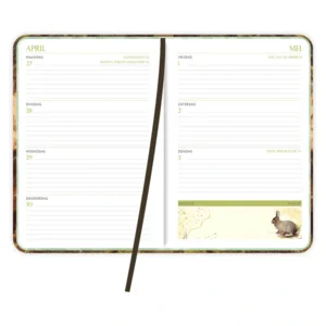 Week agenda - 2026  - Rien Poortvliet - Vos -12.7x17.8cm