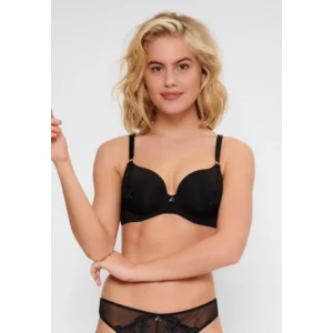 Lingadore – Black Flower – BH Voorgevormd – 6614-1 – Black