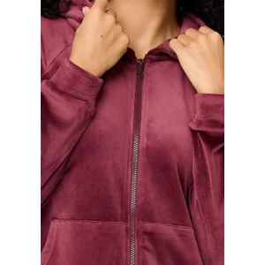 Lingadore Velvet homewear in bordeaux