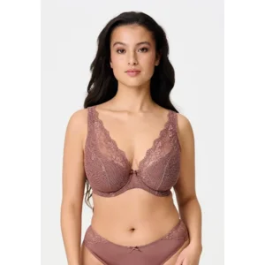 Lingadore Daily voorgevormde plunge bh in cognac bruin
