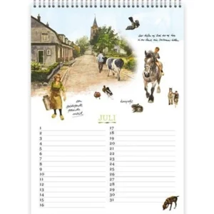Verjaardagskalender - Lang leve de boerderij - 18x25cm