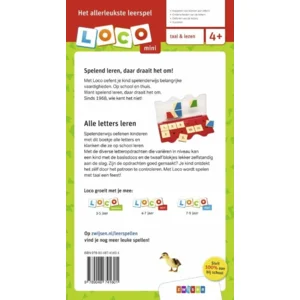 Loco Mini - Boekje - Rompompom - Ik leer alle letters- 4-7 Jaar
