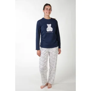 Perlina Pyjama Dames: Teddy A, Interlock Brushed ( LINA.154 )