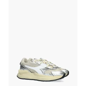 Diadora Heritage Mercury Elite Cobra Zilver Damessneakers