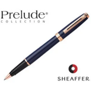 Balpen Rollers Sheaffer PRELUDE Cobalt blue lak ROSE trim