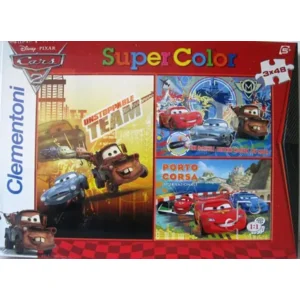 Clementoni Supercolor puzzel Disney Pixar Cars 2 - 3 x 48 stuks
