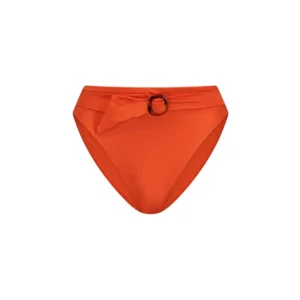 Cyell Satin Tomato triangelbikini in oranje