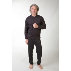 Perlina Heren Pyjama: Stephen, Interlock Brushed, Bordeaux ( LINA.159 )