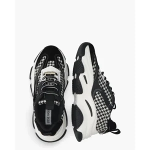 Steve Madden Possession-E Zwart/Wit Damessneakers