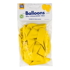Ballonnen - Geel - 30cm - 10st.