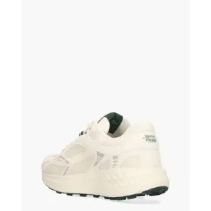 Mercer Amsterdam The Re-Run Max Suede Off White/Groen Damessneakers